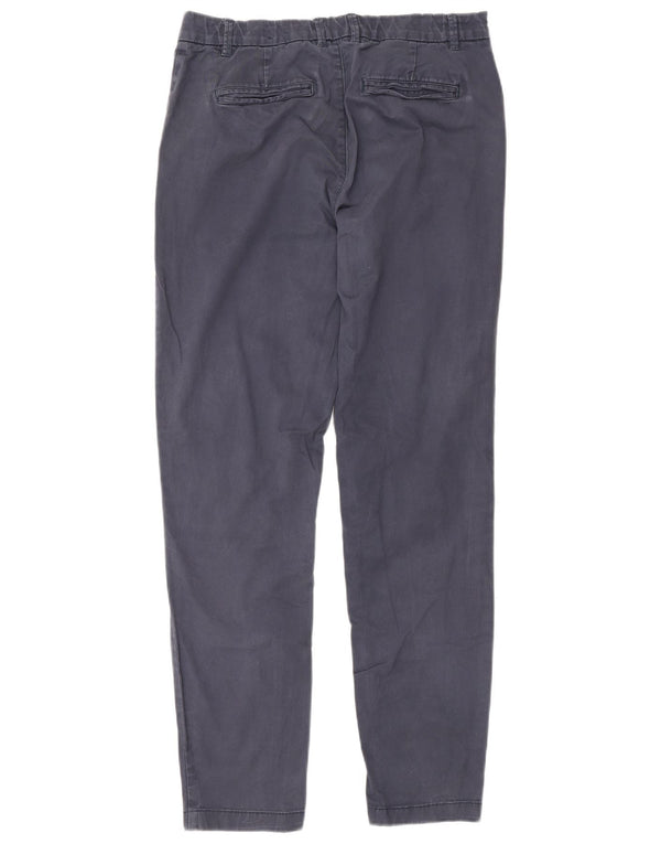 Fat Face Γυναικείο λεπτό παντελόνι Chino UK 8 Small W30 L30 Navy Blue Cotton