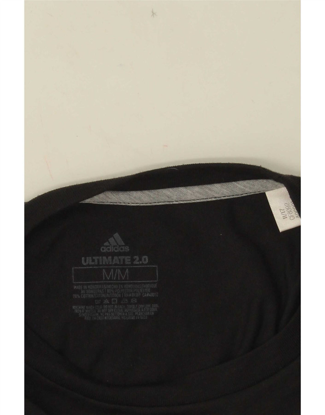 Adidas Γυναικείο Γραφικό Γιλέκο Τριών Ριγών Τοπ UK 12 Μεσαίου Μαύρου Πολυεστέρα