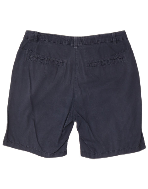 Marks & Spencer Γυναικείο σορτς Chino UK 12 Medium W30 Navy Blue Cotton