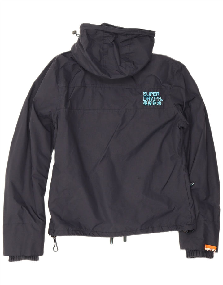 Superdry Γυναικείο Windcheater Windbreaker Jacket UK 14 Medium Navy Blue
