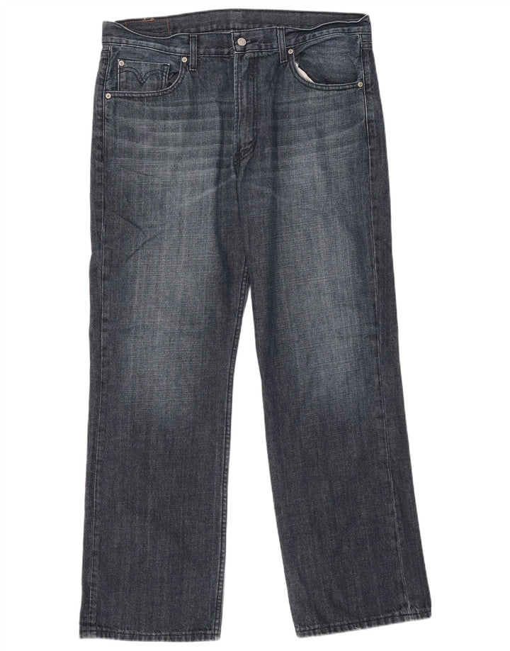 Levi's Mens 506 Straight Jeans W38 L32 Μπλε Βαμβακερό