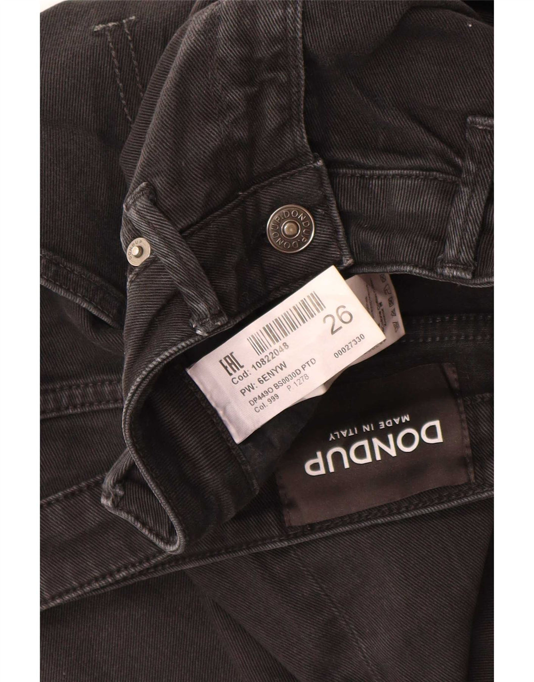 Dondup Γυναικείο Bootcut Jeans W26 L26 Μαύρο βαμβακερό