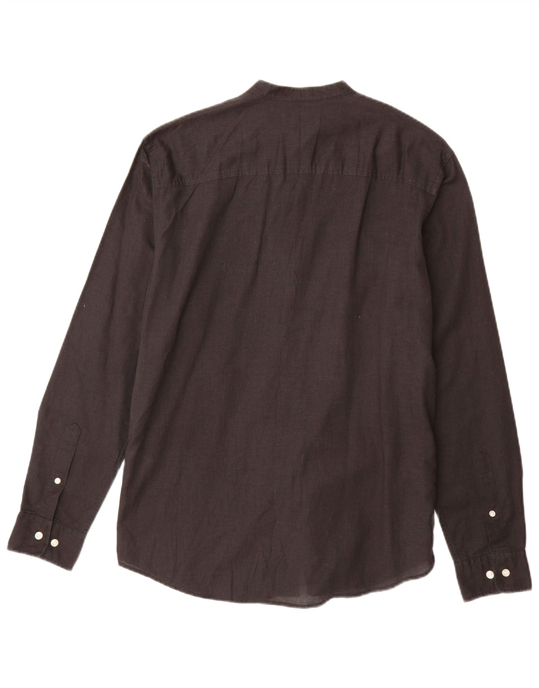 JACK & JONES Mens Shirt Medium Black Cotton