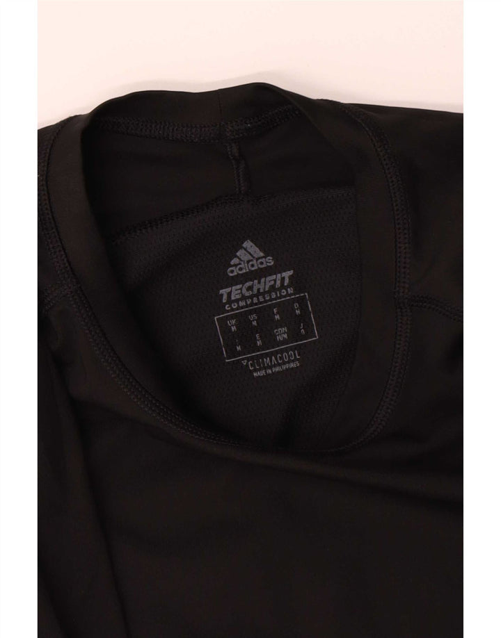Adidas Γυναικείο τοπ Climacool Graphic Μακρύ μανίκι UK 12 Medium Black