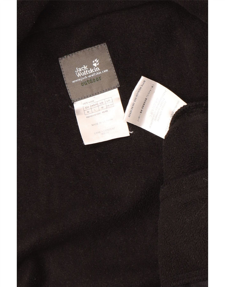Jack Wolfskin Ανδρικό μπουφάν Fleece UK 36/38 Μικρό Μαύρο Πολυεστέρα