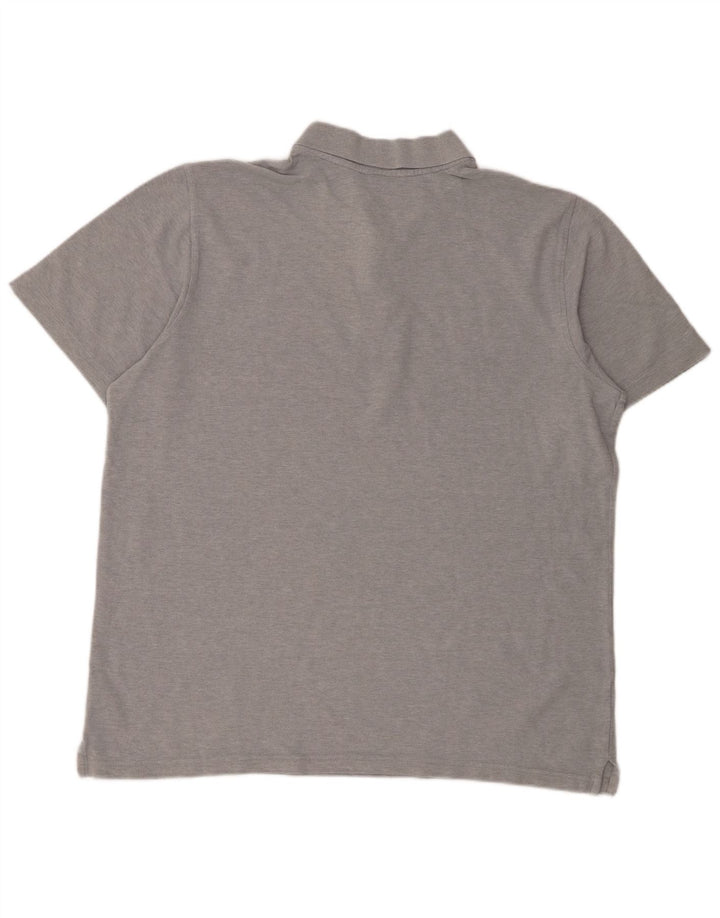 Ανδρικό πουκάμισο πόλο Reebok XL, βαμβακερό σε γκρι φλιτζάνι