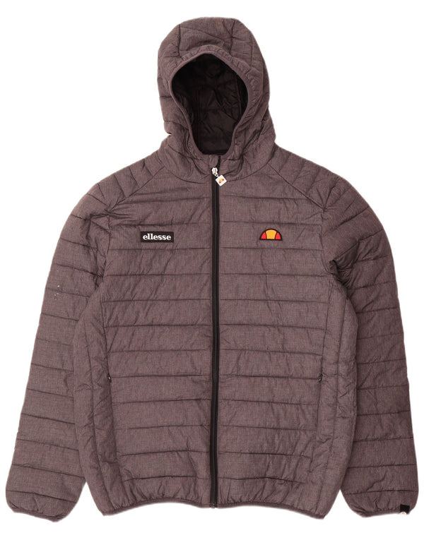 Ανδρικό μπουφάν με κουκούλα Ellesse UK 42 XL Grey Polyamide