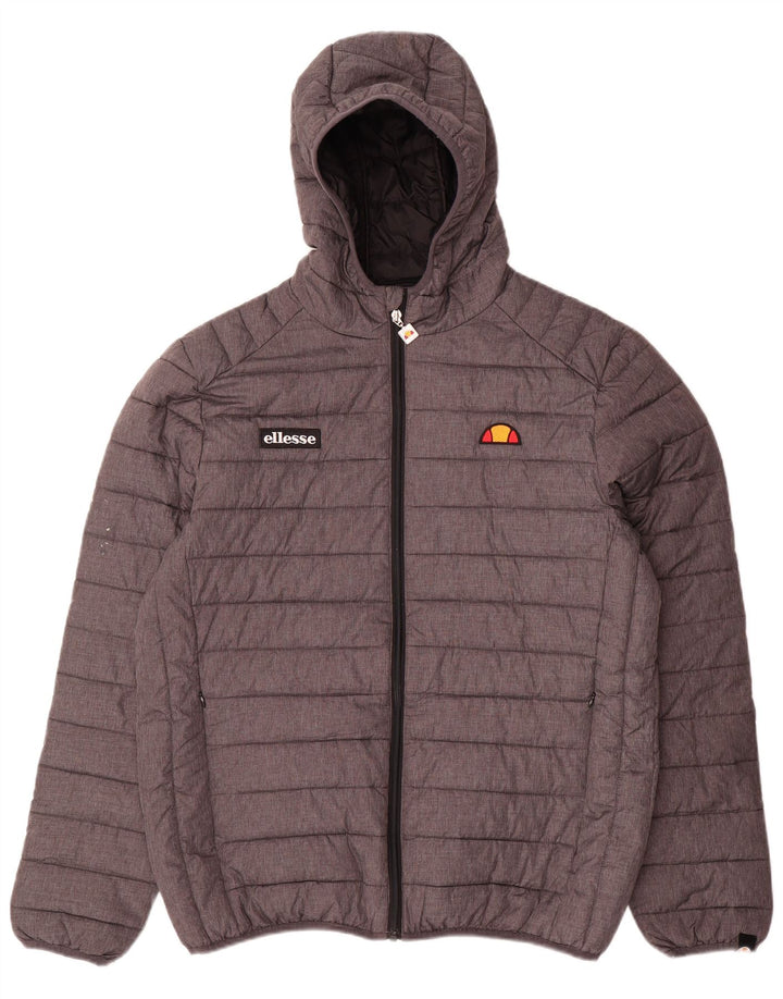 Ανδρικό μπουφάν με κουκούλα Ellesse UK 42 XL Grey Polyamide