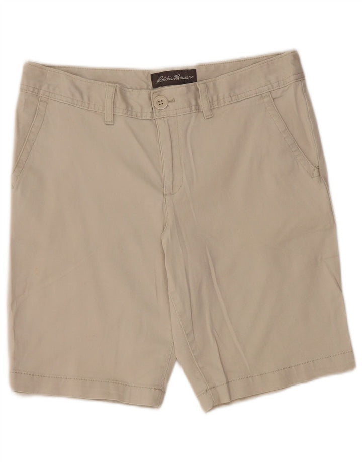 EDDIE BAUER Γυναικείο σορτς Chino US 6 Medium W30 Γκρι βαμβακερό