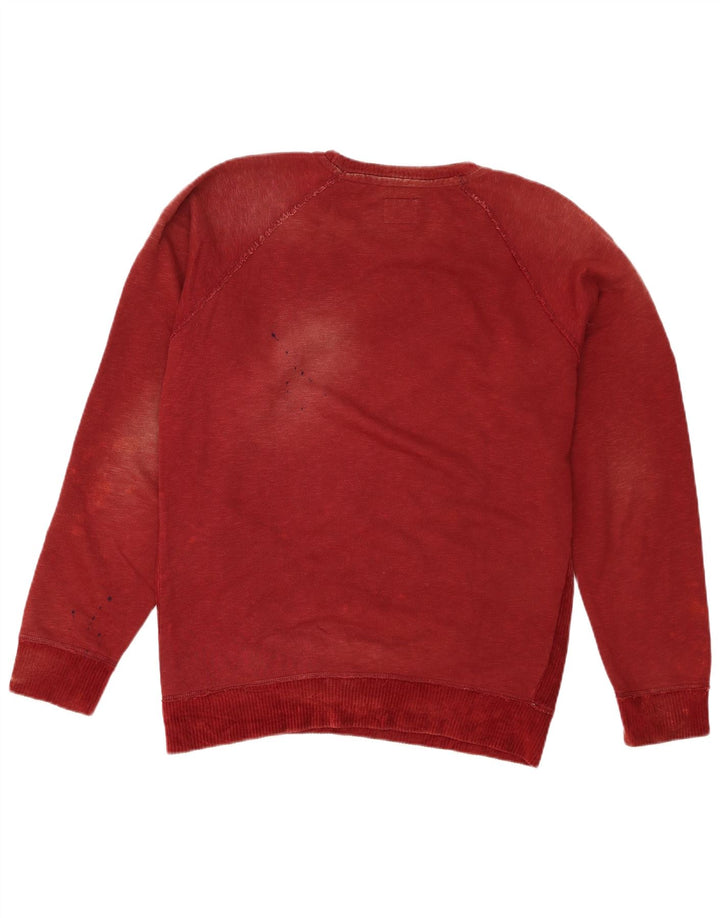 Diesel Ανδρικό Φούτερ Jumper Μεγάλο Βουργουνδί Βαμβακερό
