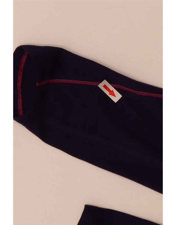 Γυναικεία φόρμα πουλόβερ Nike Dri Fit Top UK 12 Medium Navy Blue Nylon