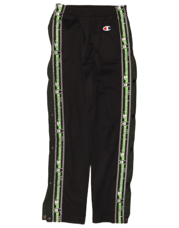 Champion Boys Graphic Tracksuit Trousers 11-12 Years Black Spotted