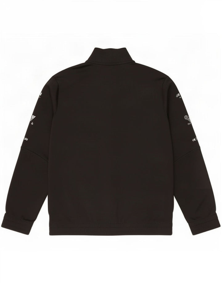 Adidas Boys αθλητική φόρμα Top Jacket 9-10 Years Μαύρο ριγέ πολυεστέρα