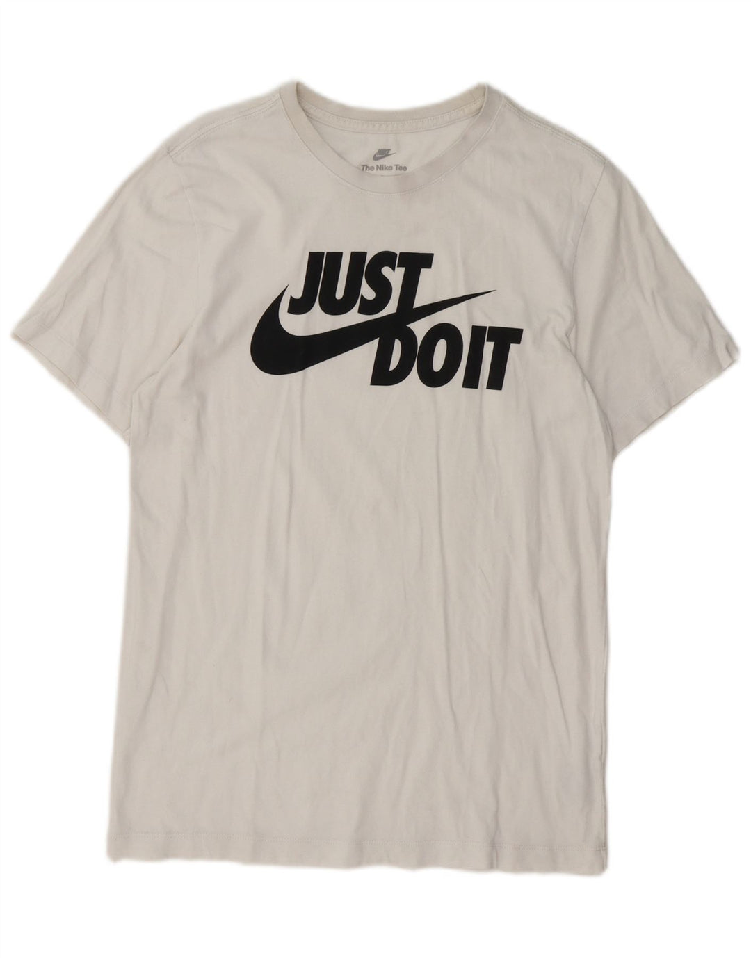 Ανδρικό γραφικό μπλουζάκι Nike, μικρό λευκό βαμβακερό