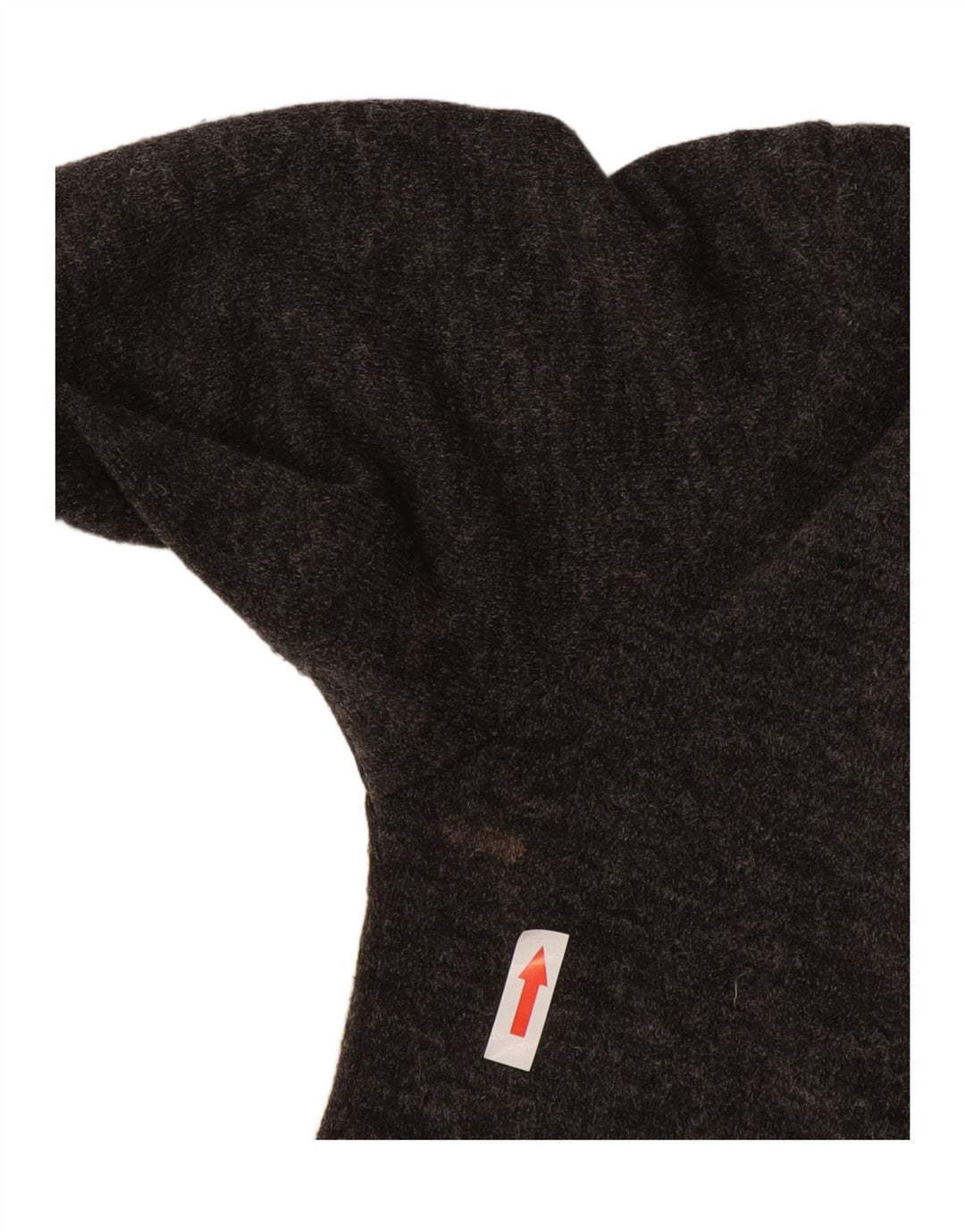 Zara Γυναικείο τοπ μακρυμάνικο Crop Graphic UK 10 Small Grey
