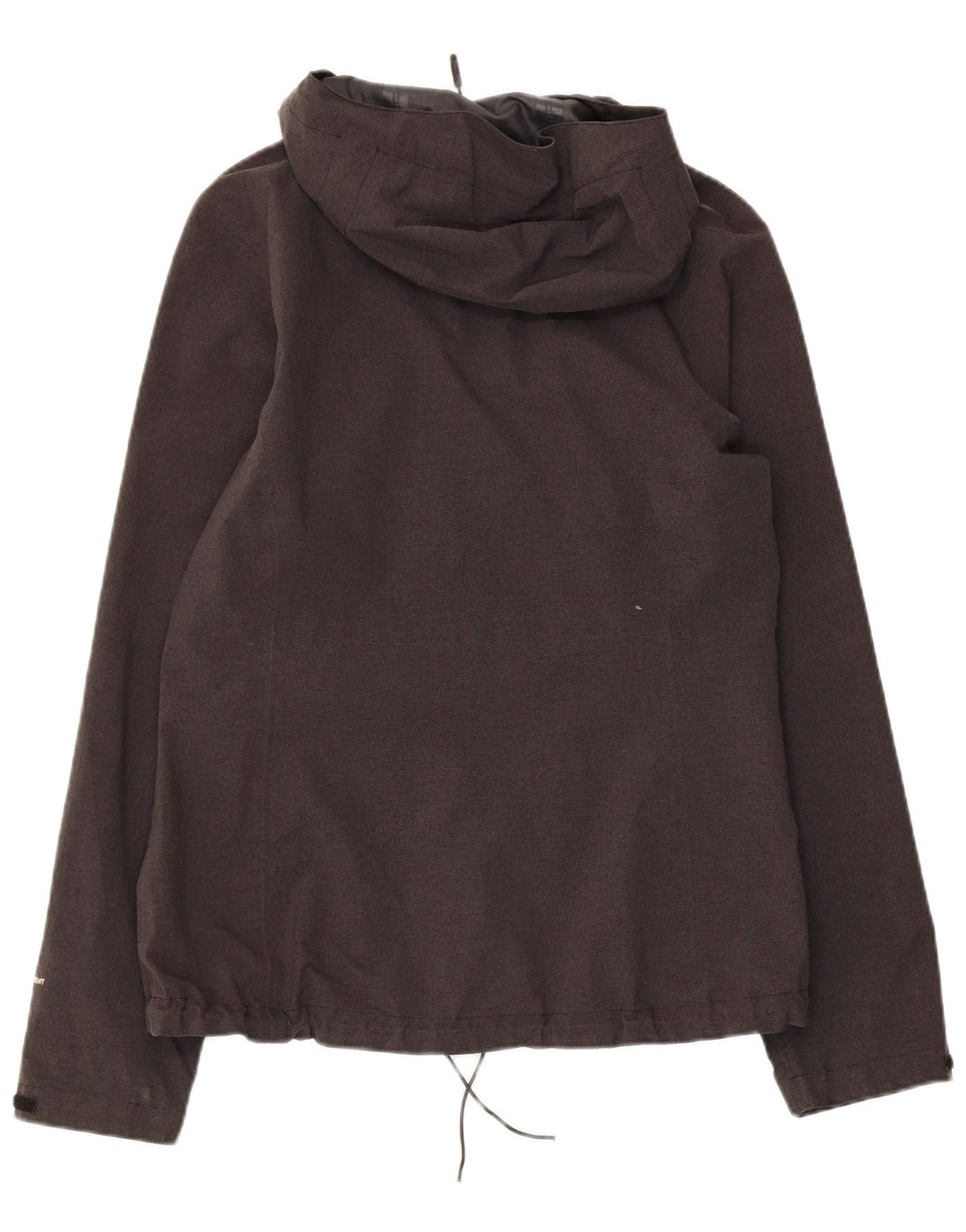 THE NORTH FACE Γυναικείο μπουφάν βροχής με κουκούλα UK 14 Medium Grey Polyester