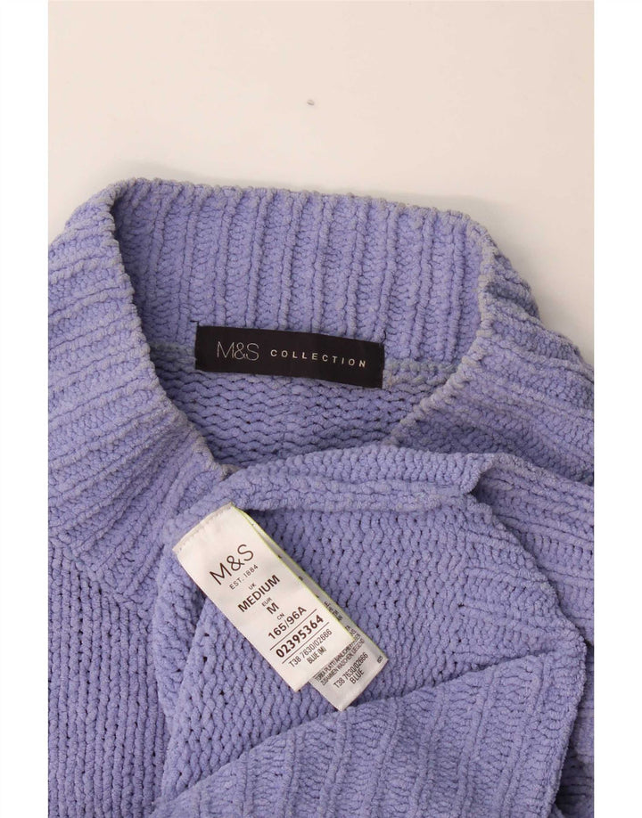Marks & Spencer Γυναικείο πουλόβερ με λαιμό χελώνα UK 14 Medium Purple