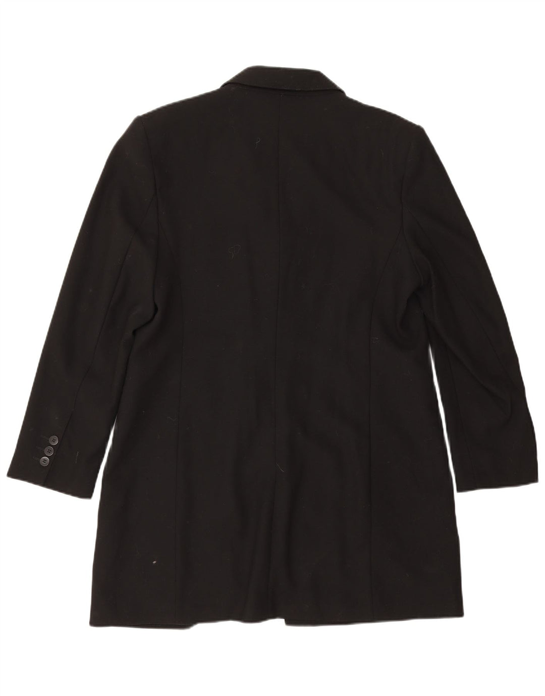 Marks & Spencer Γυναικείο Πανωφόρι UK 16 Large Black New Wool