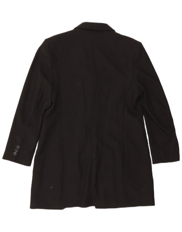Marks & Spencer Γυναικείο Πανωφόρι UK 16 Large Black New Wool