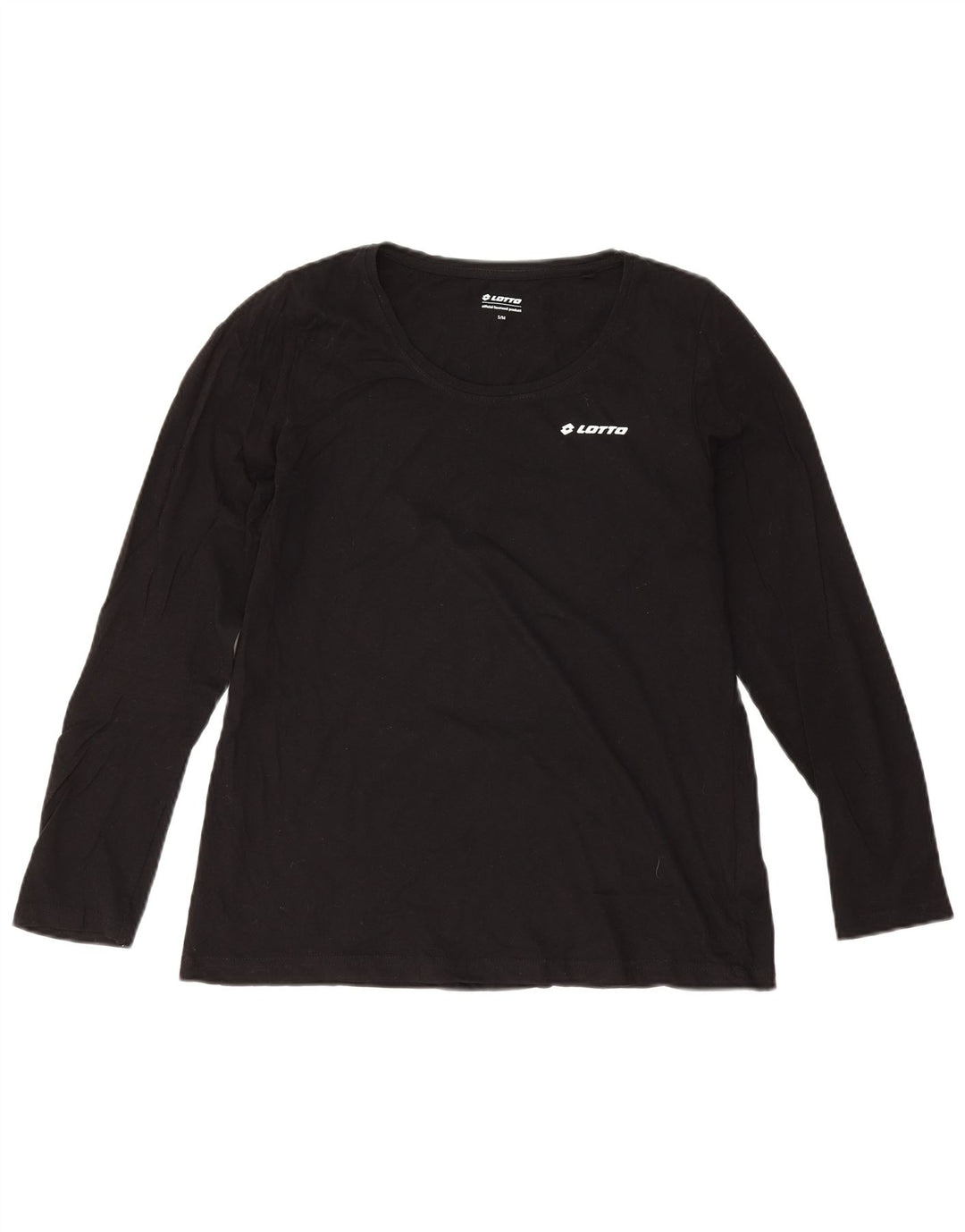 Γυναικείο Lotto Oversized τοπ μακρυμάνικο UK 10 Small μαύρο βαμβακερό