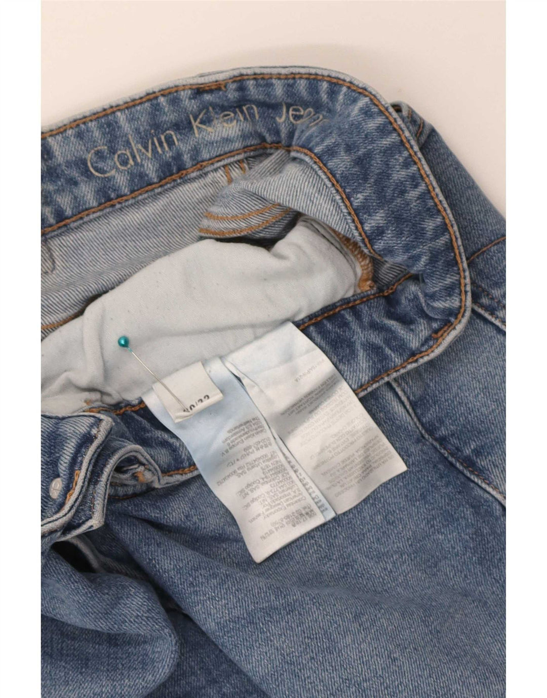 Calvin Klein Ανδρικό Slim Jeans W30 L32 Blue Cotton