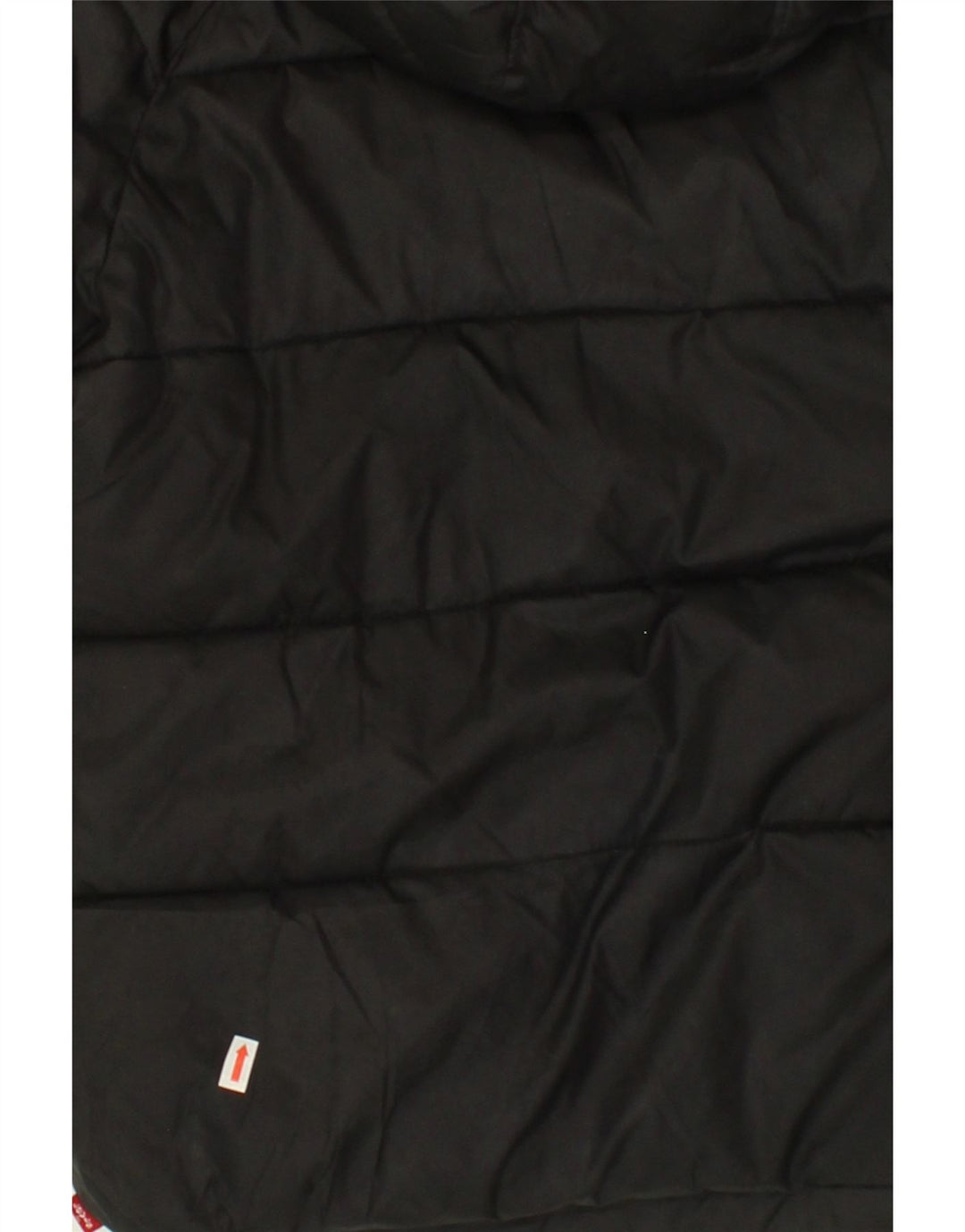 LEVI'S Boys Hooded Padded Jacket 11-12 Years Black Polyester Vintage Levi's and Second-Hand Levi's from Messina Hembry 