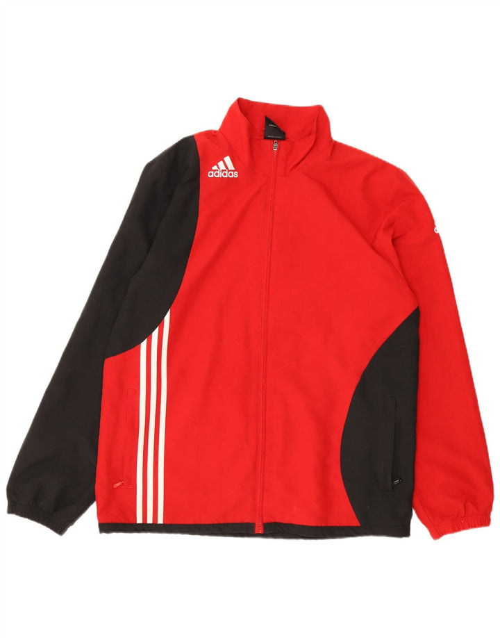 Ανδρική φόρμα Adidas Top Jacket UK 42/44 Μεγάλο κόκκινο χρώμα πολυεστέρα