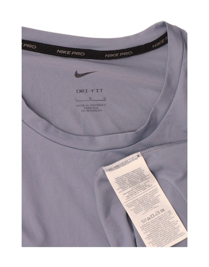 Ανδρικό μπλουζάκι Nike Dri Fit Top Large Blue Polyester