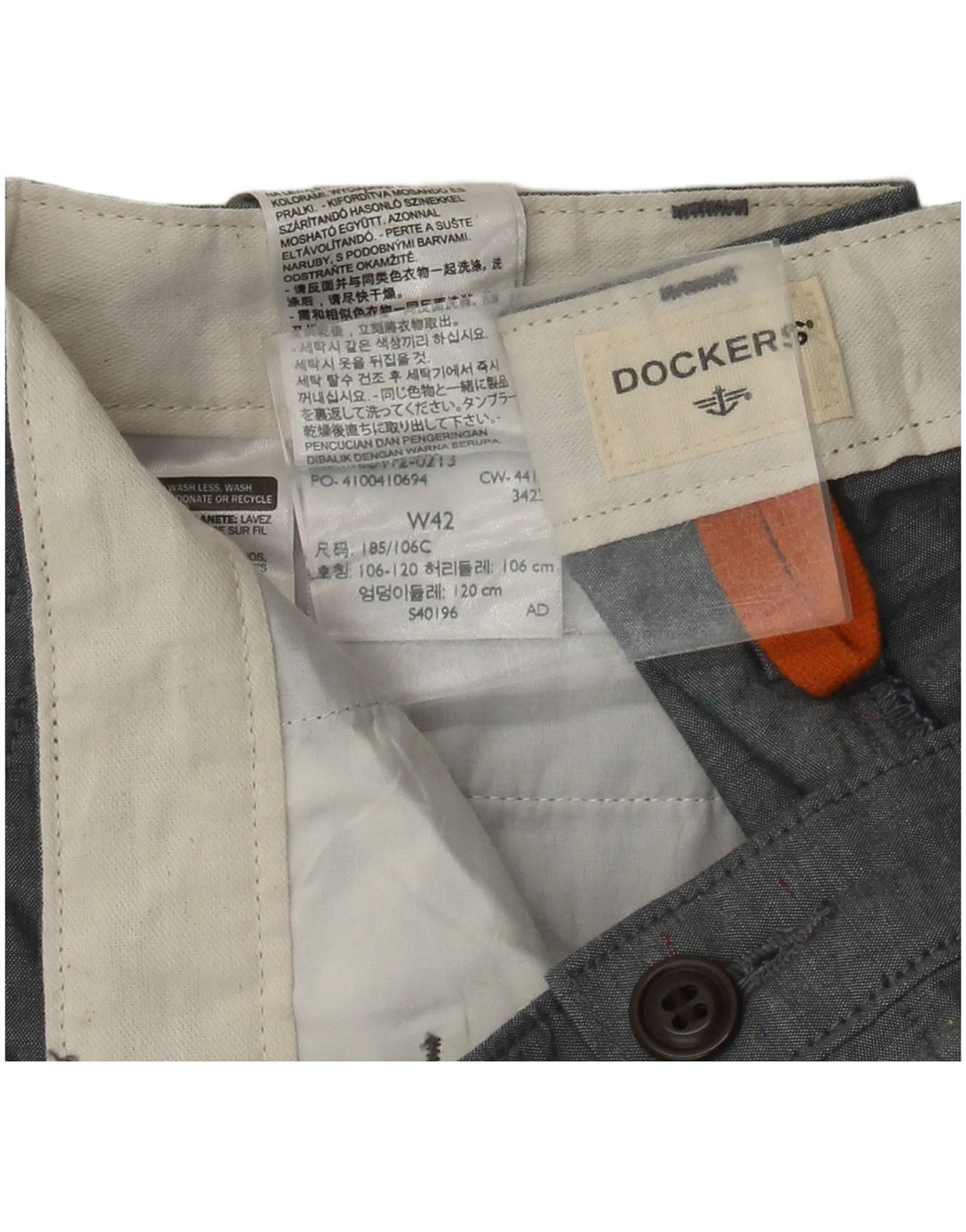 Dockers Ανδρικό σορτς Chino W42 2XL Μπλε βαμβακερό