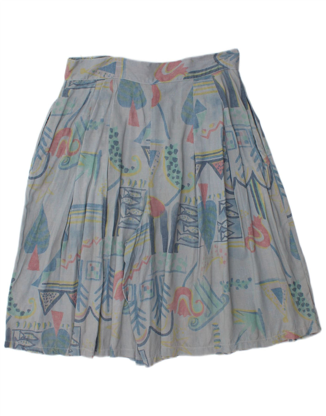 Ecco Γυναικείο Ψηλόμεσο Cullotes Casual σορτς W30 Μεσαίο μπλε γεωμετρικό