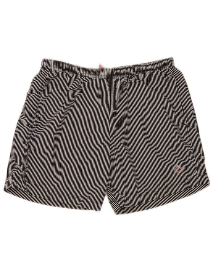 Jeckerson ανδρικό σορτς κολύμβησης μεγάλο μπλε Navy Pinstripe Polyester