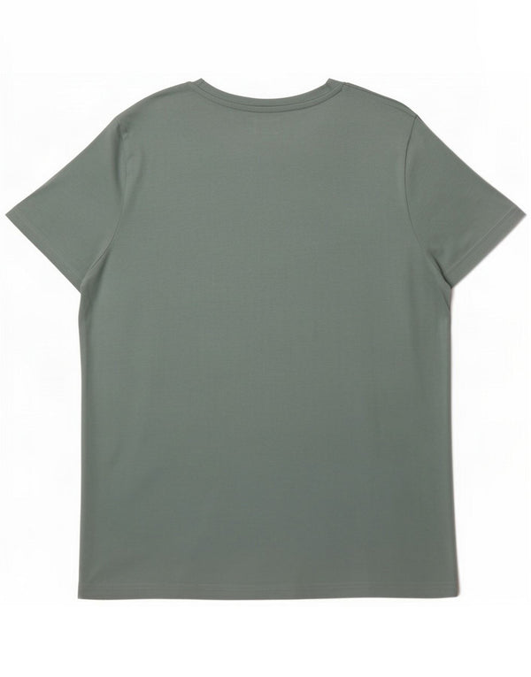 Mountain Warehouse Γυναικείο Γραφικό T-Shirt Top UK 16 Large Green Cotton