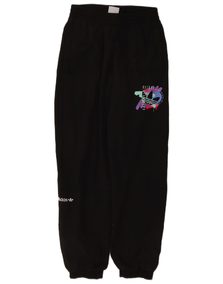 Ανδρική φόρμα αθλητικής φόρμας γραφικών Adidas Παντελόνι Joggers Small Black Polyamide