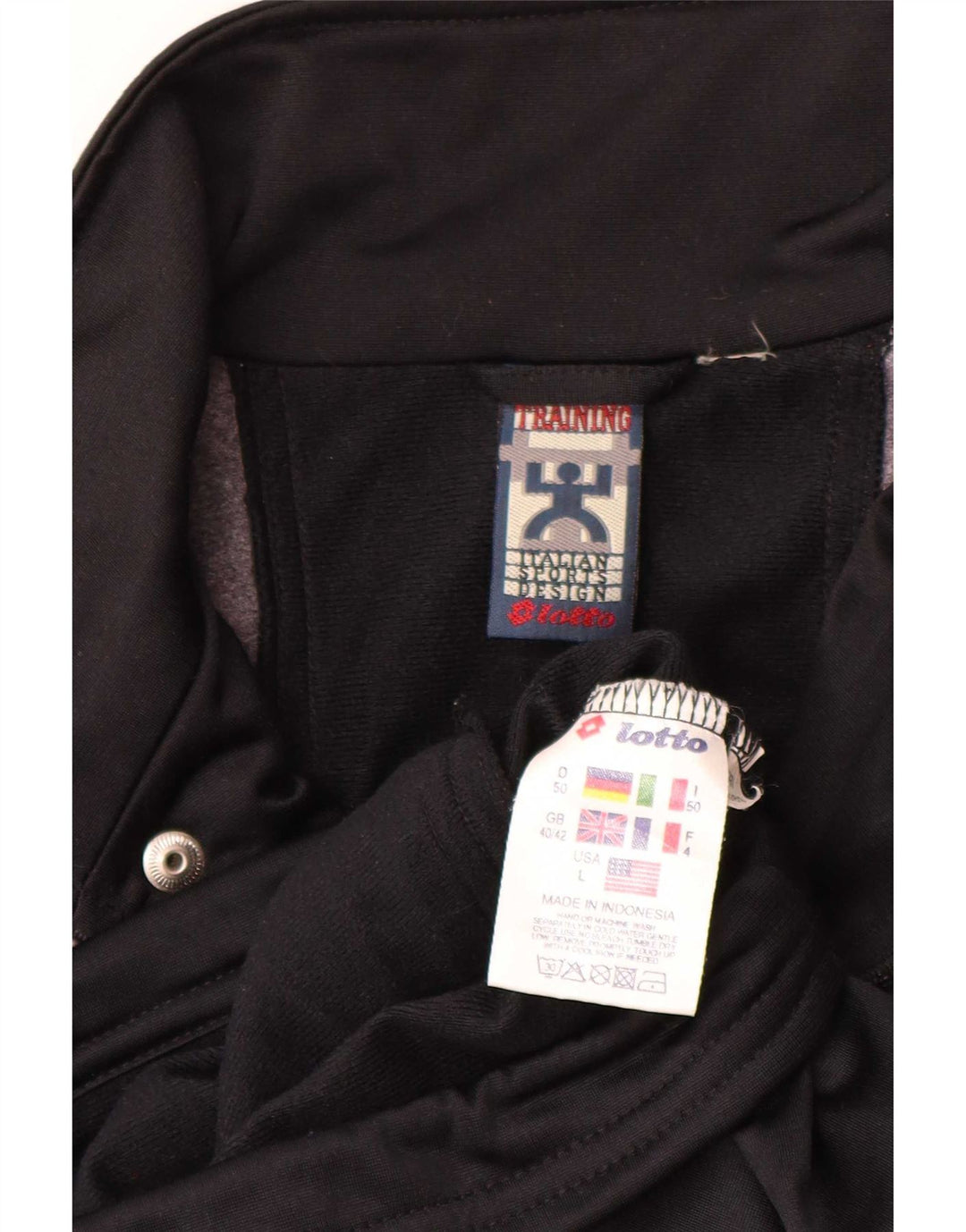 Ανδρική φόρμα Lotto Top Jacket UK 40/42 Large Grey Colourblock Polyester