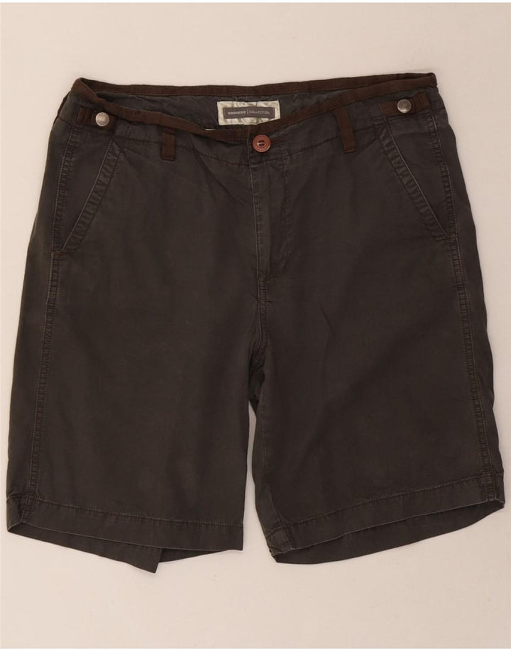 DOCKERS Womens Chino Shorts US 6 Medium W30  Grey Cotton Vintage Dockers and Second-Hand Dockers from Messina Hembry 