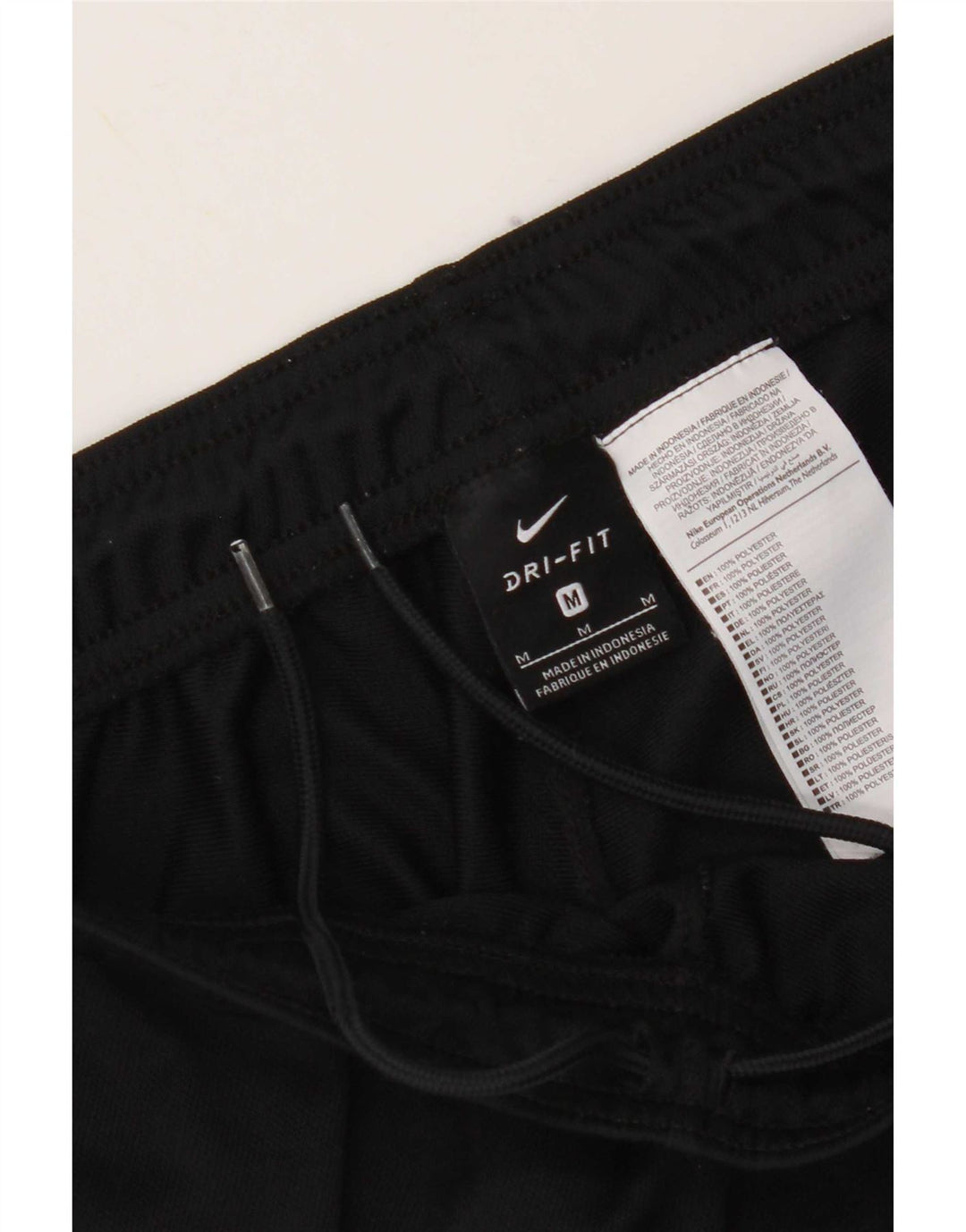 Ανδρικές φόρμες Nike Dri Fit Παντελόνια μεσαίου μαύρου πολυεστέρα