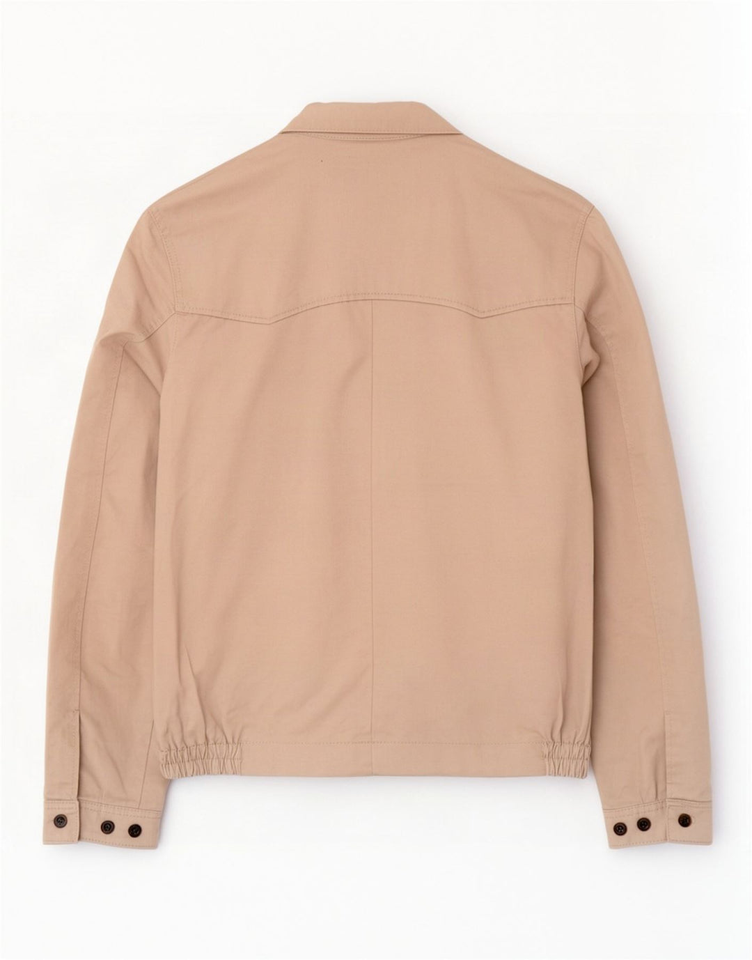 Marks & Spencer Ανδρικό Μπουφάν Μπλε Harbor Bomber UK 38 Βαμβακερό μεσαίο μπεζ