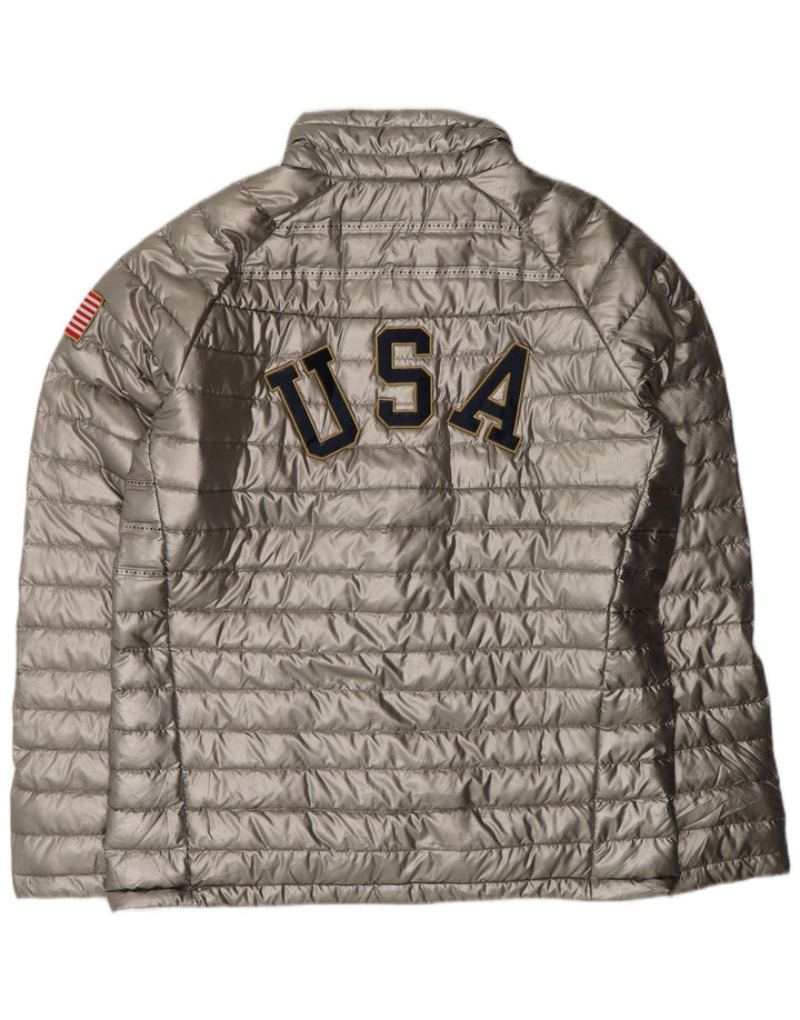 Ανδρικό μπουφάν NIKE USA 2014 Olympic Aeroflot με επένδυση UK 40 Large Silver