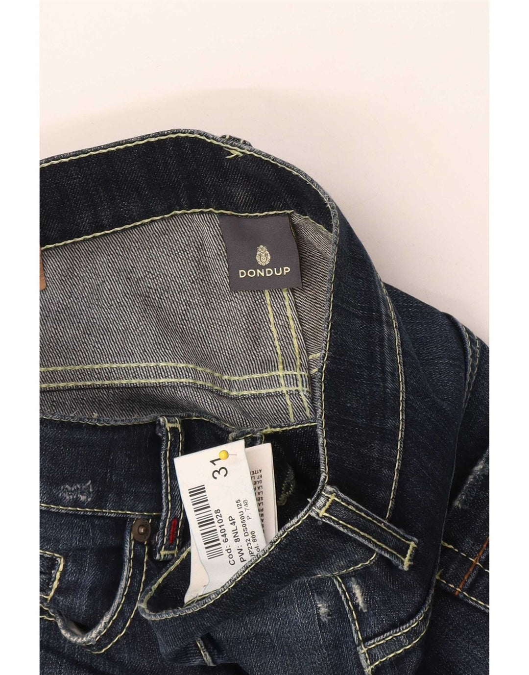 Dondup Ανδρικό Slim Jeans W31 L30 Navy Blue Cotton