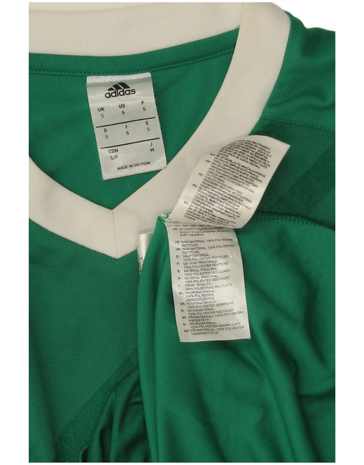 Adidas Mens Climalite Graphic Top Μακρυμάνικο Μικρό Πράσινο Ριγέ Πολυεστέρας