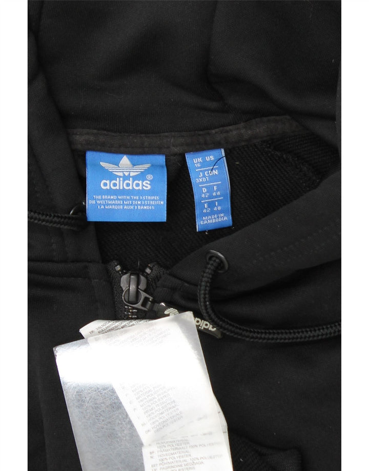 Γυναικεία αθλητική φόρμα Adidas Top Jacket UK 16 Large Black Colourblock Polyester