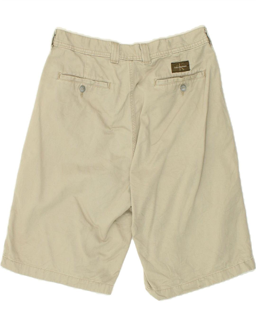 Ανδρικό σορτς Chino CALVIN KLEIN W32 Βαμβακερό μεσαίο μπεζ