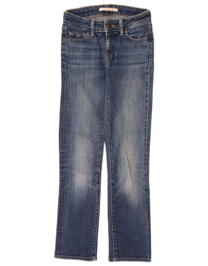 Levi's Womens 714 Straight Jeans Μέγεθος 23 W23 L28 Μπλε βαμβακερό
