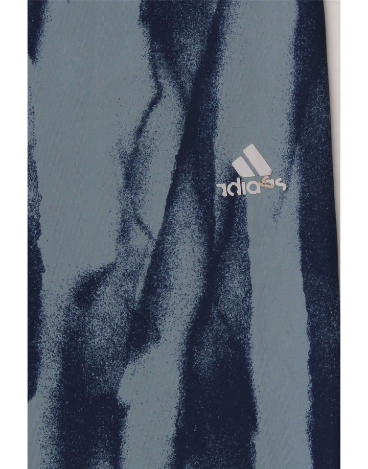 Γυναικεία κολάν Adidas Climalite Abstract Pattern UK 16/18 Large Blue
