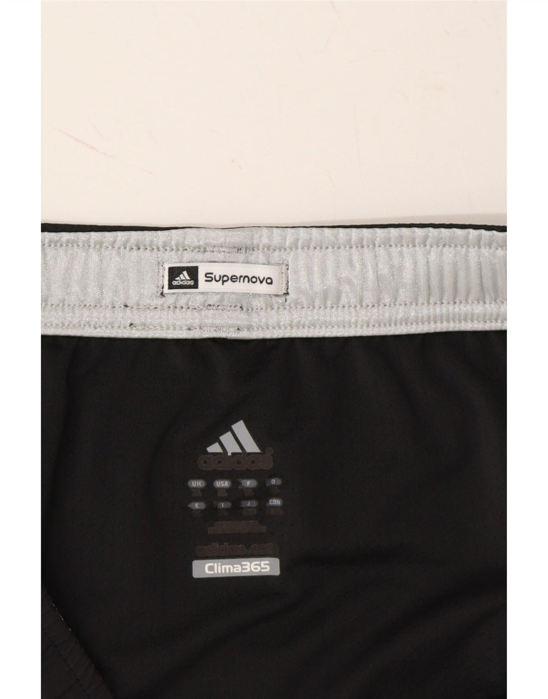 ADIDAS Mens Clima 365 Sport Shorts XL Black Polyester Vintage Adidas and Second-Hand Adidas from Messina Hembry 
