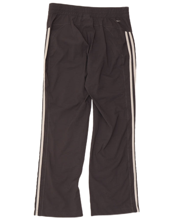Adidas Γυναικείο Climalite ίσιο casual παντελόνι UK 12 Medium W30 L29 Μαύρο