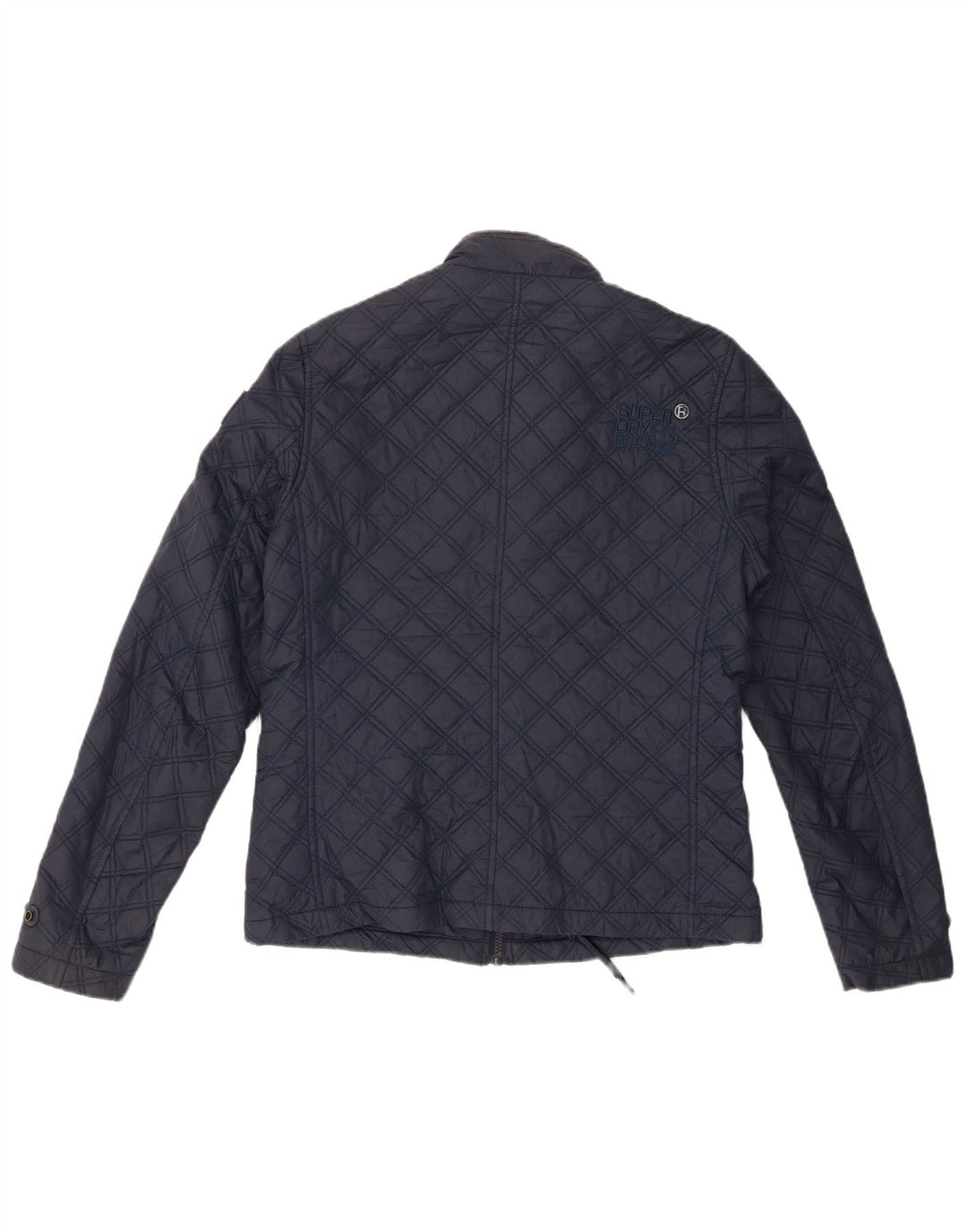 Superdry γυναικείο καπιτονέ μπουφάν UK 12 Medium Navy Blue