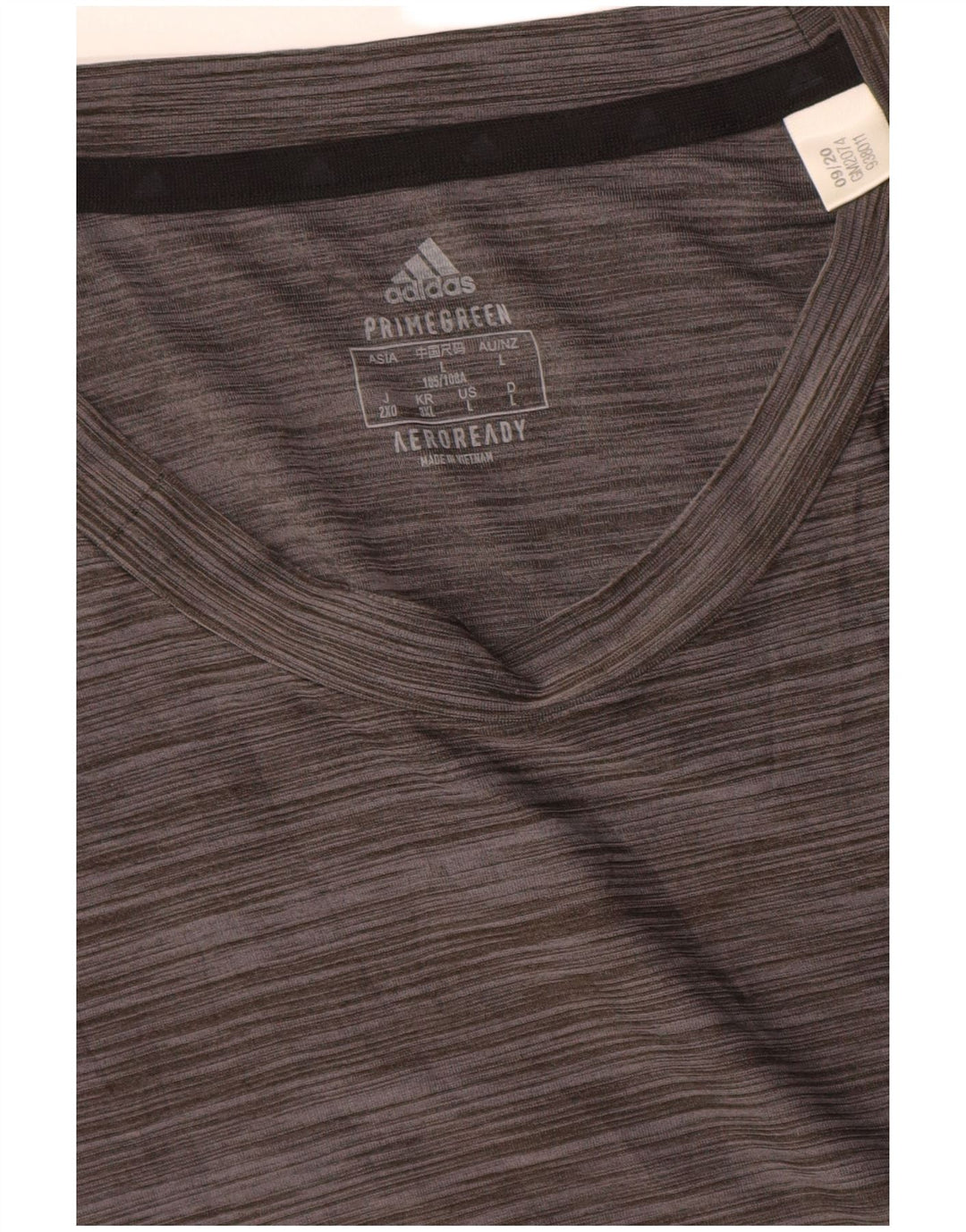 Adidas Ανδρικό T-Shirt Aeroready Top Large Grey Flecked Polyester