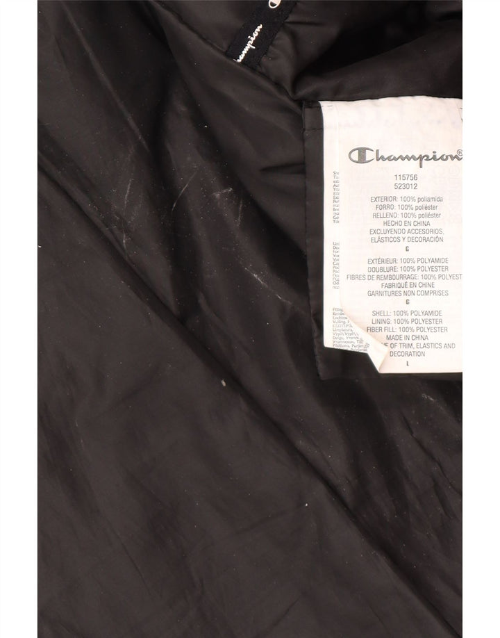 Champion Ανδρικό μπουφάν UK 40 Large Black Polyamide