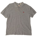 Levi's Mens Polo Shirt Large Grey Cotton